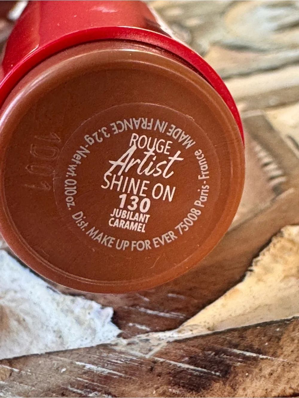 Makeup Forever Rouge Artist Shine On Lipstick 130 Jubilant Caramel FULL Size
